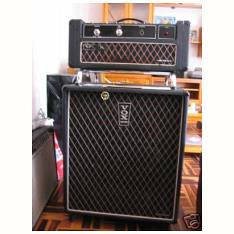 Vox Foundation bass amplifier and cabinet with original covers