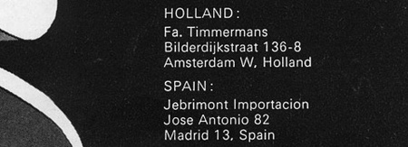 Beat Instrumental, February 1969, Vox dealers Beat Instrumental, February 1969, Vox dealers