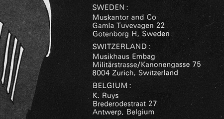 Beat Instrumental, February 1969, Vox dealers Beat Instrumental, February 1969, Vox dealers