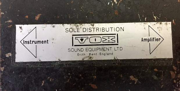 Vox Sound Equipment Limited Wow Fuzz pedal made in the Erith Factory