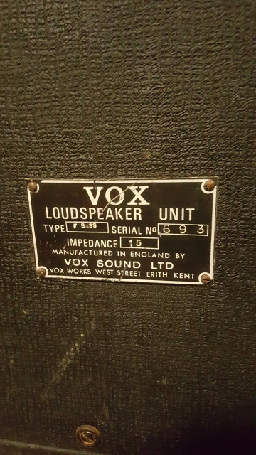 Vox Foundation Bass no. 2590
