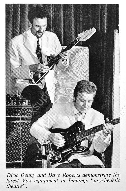 Vox demonstration with Dick Denney and Dave Roberts, Beat Instrumental, October 1967