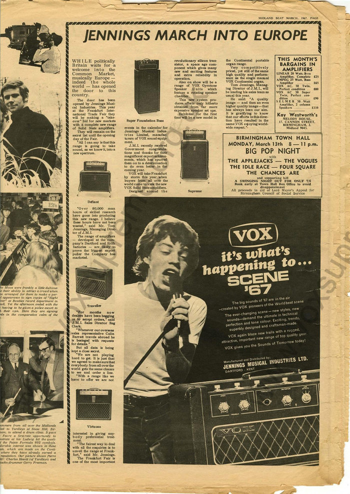 Midland Beat monthly newspaper magazine, March 1967