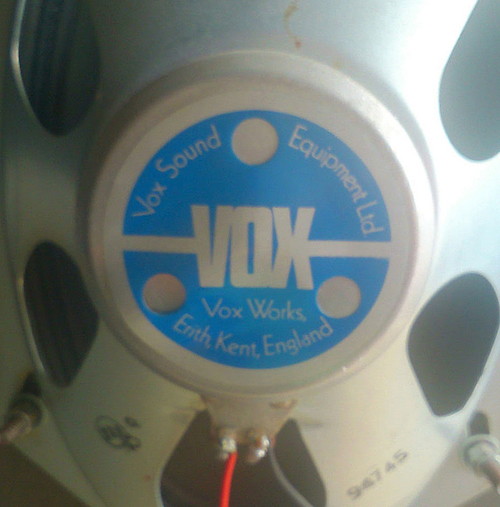 Vox Sound Equipment Limited labels for PA column speakers