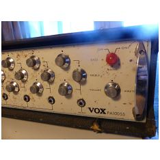 Vox PA100SS, Vox Sound Equipment Ltd, front view detail