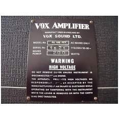 Vox PAR100SS, Vox Sound Ltd, front