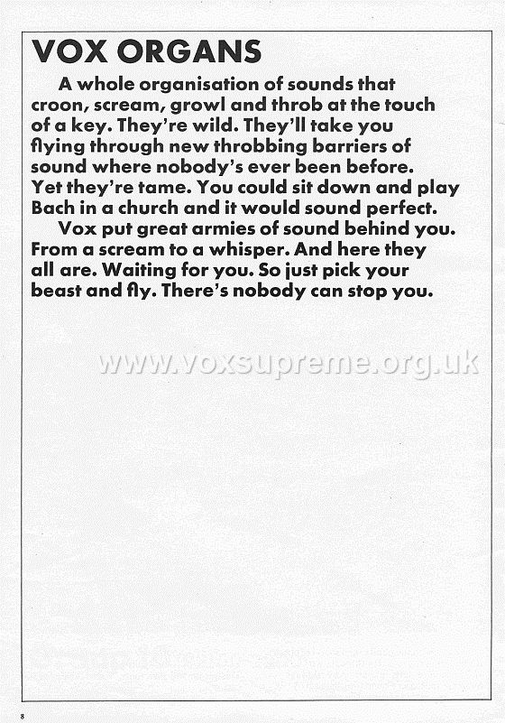 Vox Sound Limited (Ltd) catalogue, page 8