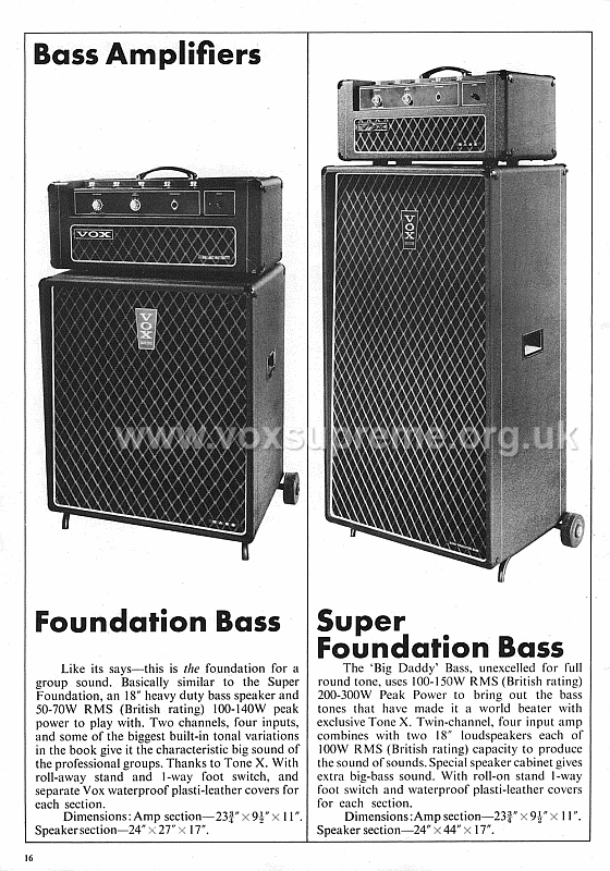 Vox Sound Limited (Ltd) catalogue, page 16