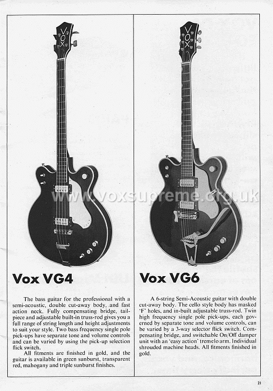 Vox Sound Limited (Ltd) catalogue, page 21