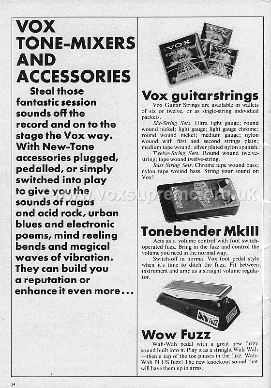Vox Sound Limited (Ltd) catalogue, page 25