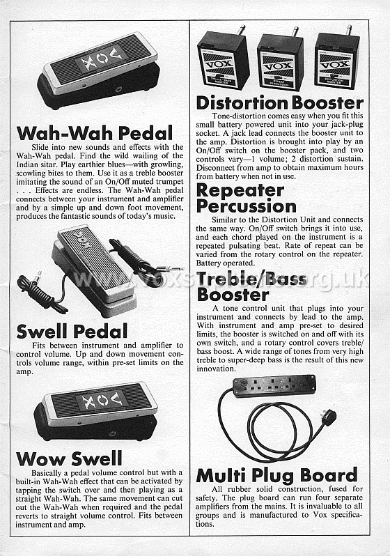 Vox Sound Limited (Ltd) catalogue, page 35