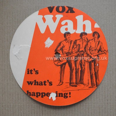 Vox promotional disc for the new wah pedal, version 1, reverse