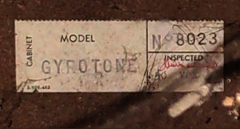 Vox Gyrotone rotating speaker cabinets